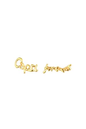 capri forever earrings in gold silver Angela Puttini Gioielli | OR1019GORO